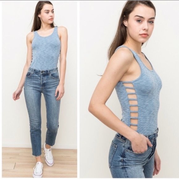 Tops - 💕LAST ONE 💕 Blue Bodysuit